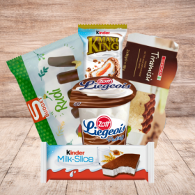 Tejdesszertek,túró rudi,tejszeletek