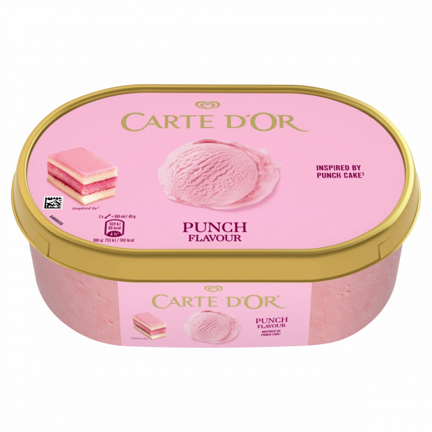 Carte D\'Or puncs ízű jégkrém 1000 ml