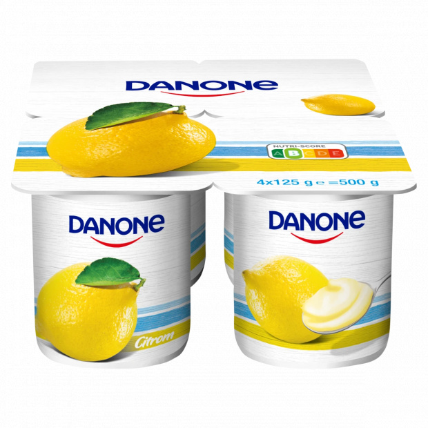 Danone citromízű, élőflórás, zsírszegény joghurt 4 x 125 g (500 g) Danone citromízű, élőflórás, zsírszegény joghurt 4 x 125 g (500 g)