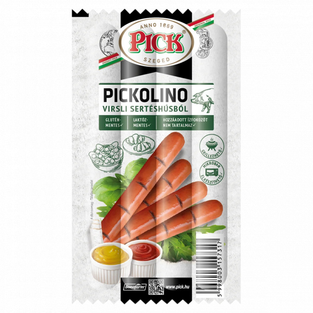 PICK Pickolino virsli sertéshúsból 140 g 