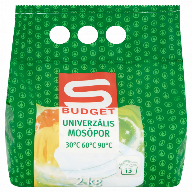 S-Budget univerzális mosópor 13 mosás 2 kg