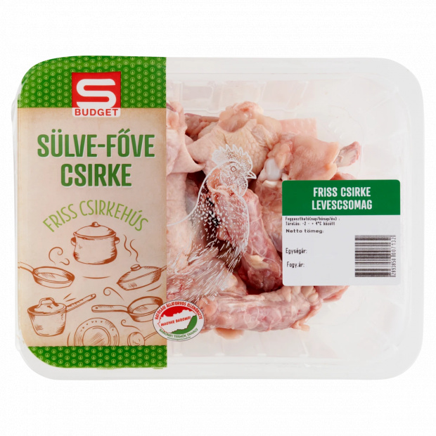 S-Budget Sülve-Főve Csirke friss csirke levescsomag S-Budget Sülve-Főve Csirke friss csirke levescsomag