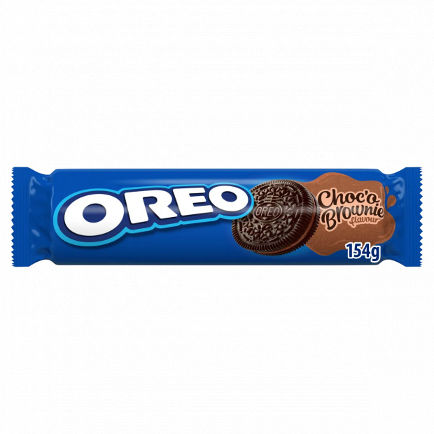 Oreo Choc\'o Brownie kakaós töltelékkel töltött kakaós keksz 154 g