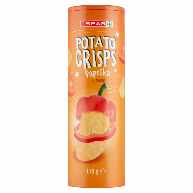 SPAR paprika ízű burgonya-snack 170 g
