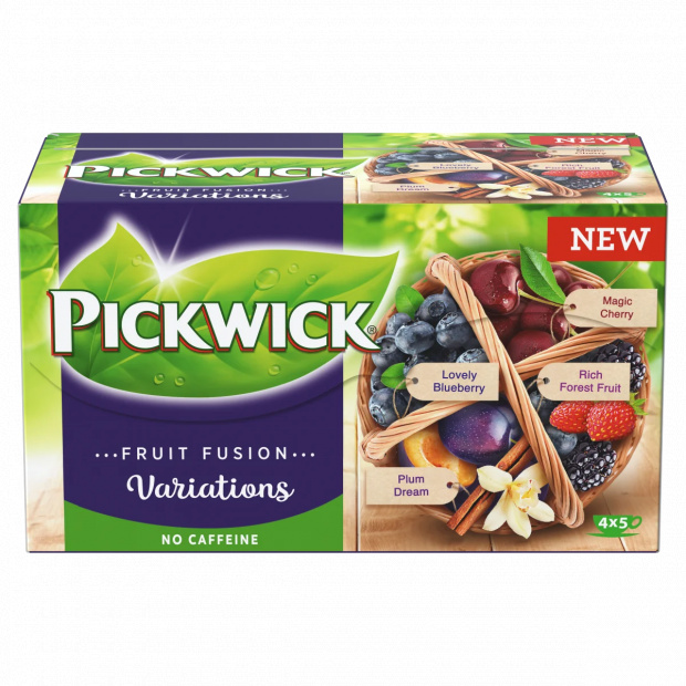 Pickwick Fruit Fusion gyümölcs- és gyógynövénytea variációk 20 filter 38,75 g