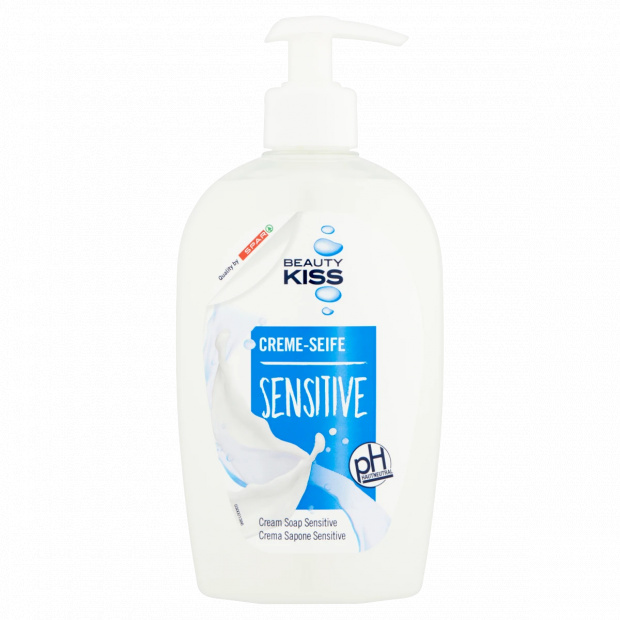 Beauty Kiss Sensitive krémszappan 500 ml Beauty Kiss Sensitive krémszappan 500 ml