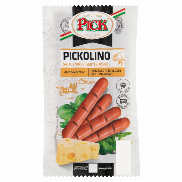 PICK Pickolino sajtos virsli sertéshúsból 140 g