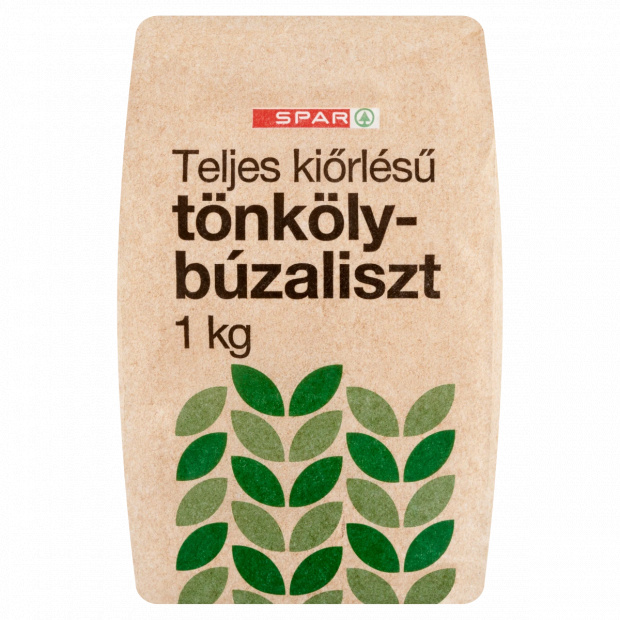SPAR teljes kiőrlésű tönkölybúzaliszt 1 kg SPAR teljes kiőrlésű tönkölybúzaliszt 1 kg