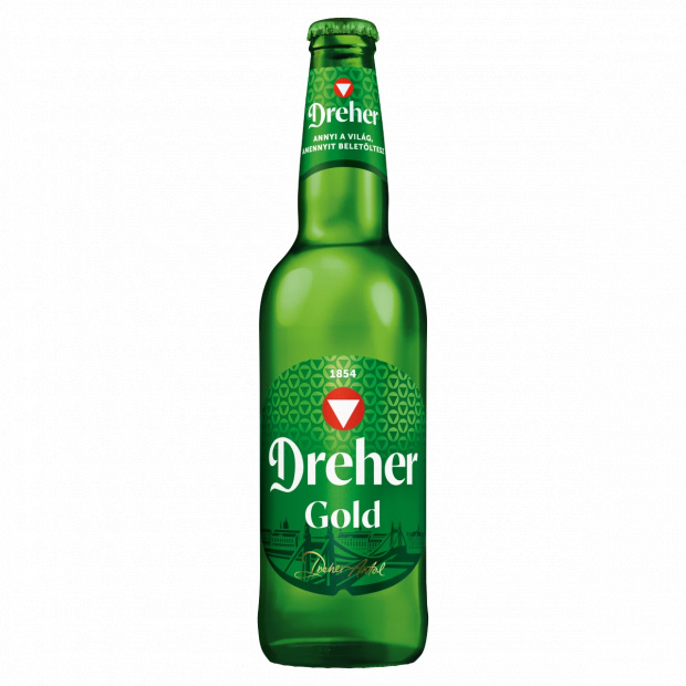 Dreher Gold minőségi világos sör 5% 0,5 l