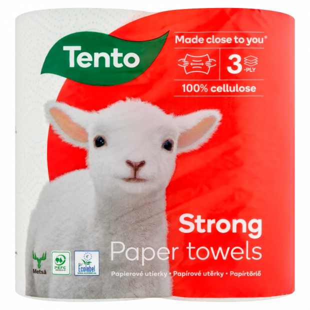 Tento Strong papírtörlő 3 rétegű 2 tekercs