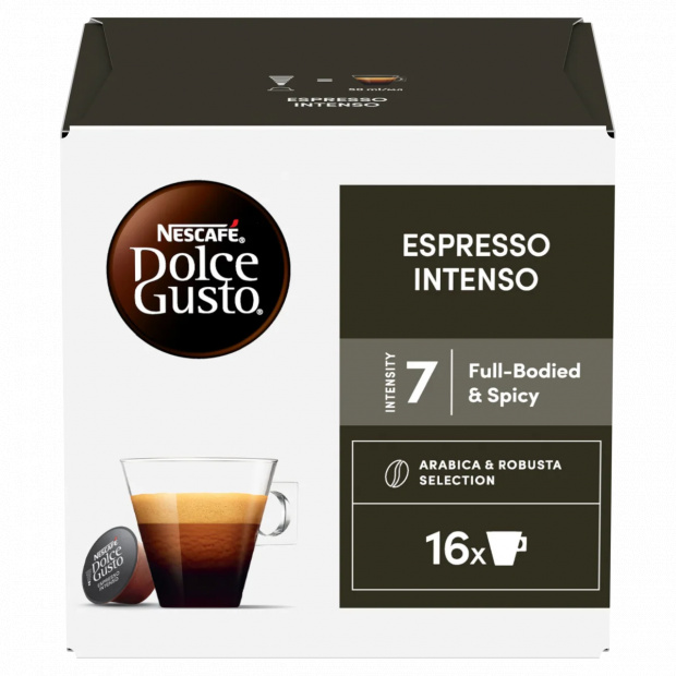 NESCAFÉ Dolce Gusto Espresso Intenso kávékapszula 16 x 7 g (112 g) NESCAFÉ Dolce Gusto Espresso Intenso kávékapszula 16 x 7 g (112 g)