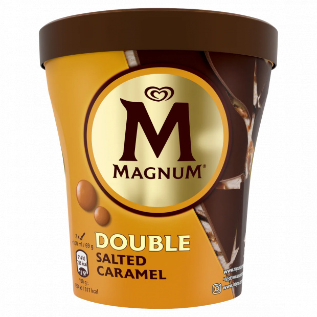 Magnum Double vaníliás jégkrém sós karamelles szósszal 440 ml 
