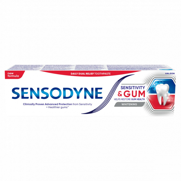 Sensodyne Sensitivity & Gum Whitening fluoridos fogkrém 75 ml