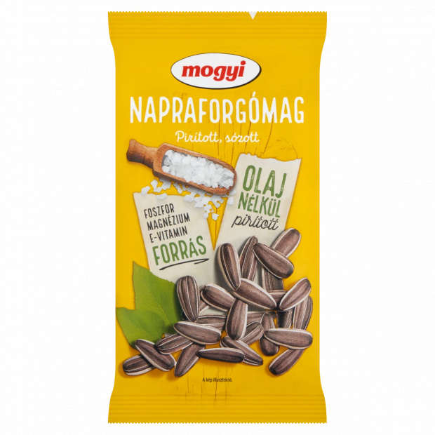 Mogyi pirított sózott héjas napraforgómag 60 g Mogyi pirított sózott héjas napraforgómag 60 g
