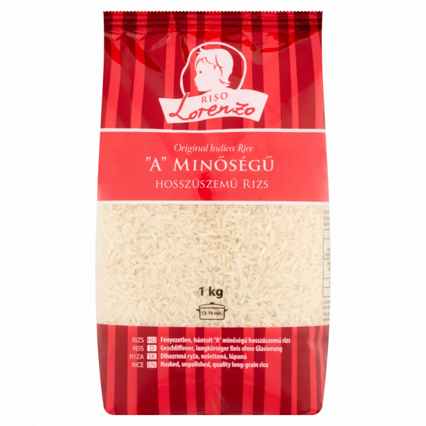 Riso Lorenzo \"A\" minőségű hosszúszemű rizs 1 kg