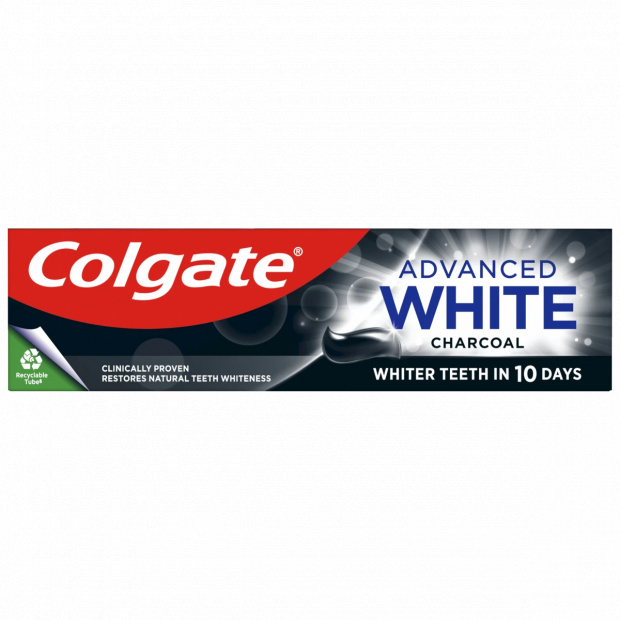 Colgate Advanced White Charcoal fogfehérítő fogkrém 75 ml Colgate Advanced White Charcoal fogfehérítő fogkrém 75 ml