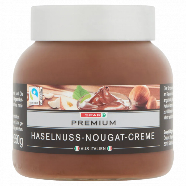 SPAR PREMIUM mogyorós krém 350 g