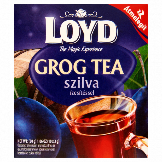 Loyd Grog tea szilva ízesítéssel 10 filter 30 g