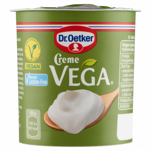 Dr. Oetker Creme Vega vegán laktózmentes növényi krém sütéshez és főzéshez 150 g Dr. Oetker Creme Vega vegán laktózmentes növényi krém sütéshez és főzéshez 150 g