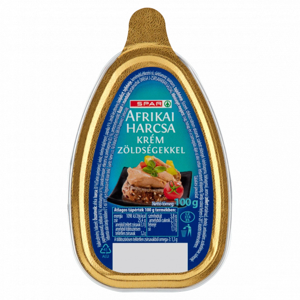 SPAR afrikai harcsakrém zöldségekkel 100 g