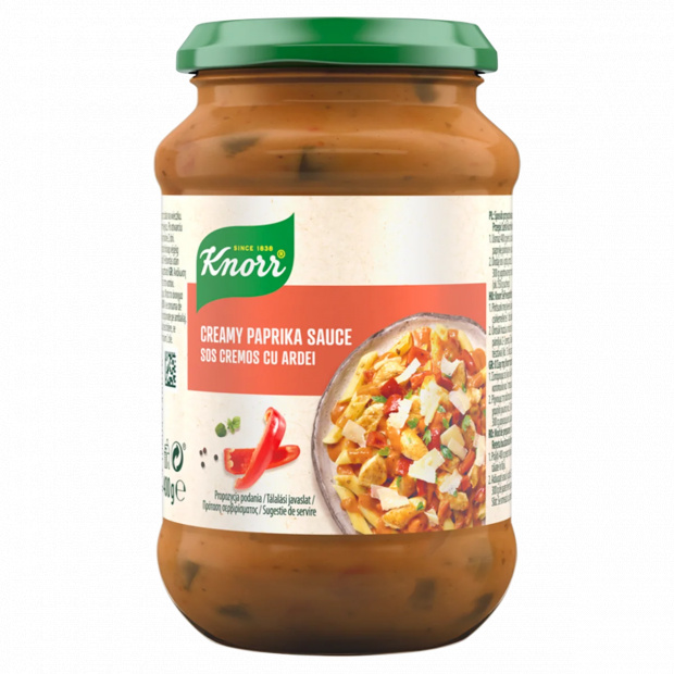 Knorr tejszínes paprikás szósz 400 g