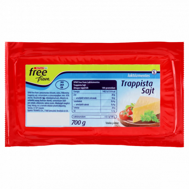 SPAR free from laktózmentes trappista sajt 700 g