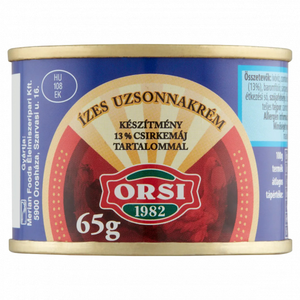 Orsi ízes uzsonnakrém 65 g Orsi ízes uzsonnakrém 65 g