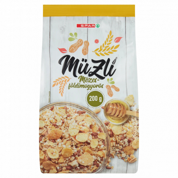 SPAR mézes-földimogyorós müzli 200 g