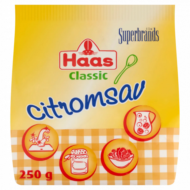 Haas Classic citromsav étkezési célra 250 g