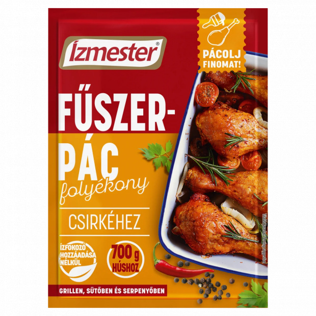 Ízmester folyékony fűszerpác csirkéhez 80 ml