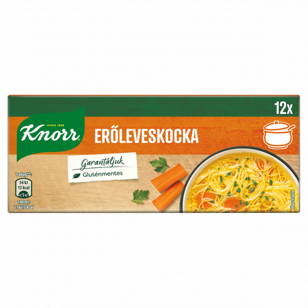 Knorr erőleveskocka 12 x 10 g (120 g) Knorr erőleveskocka 12 x 10 g (120 g)