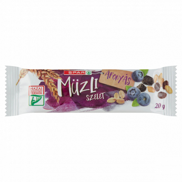 SPAR áfonyás müzliszelet 20 g