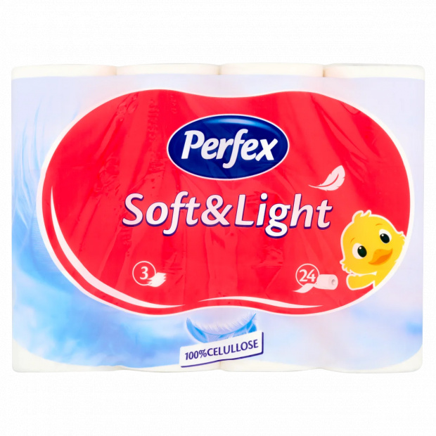 Perfex Soft & Light toalettpapír 3 rétegű 24 tekercs