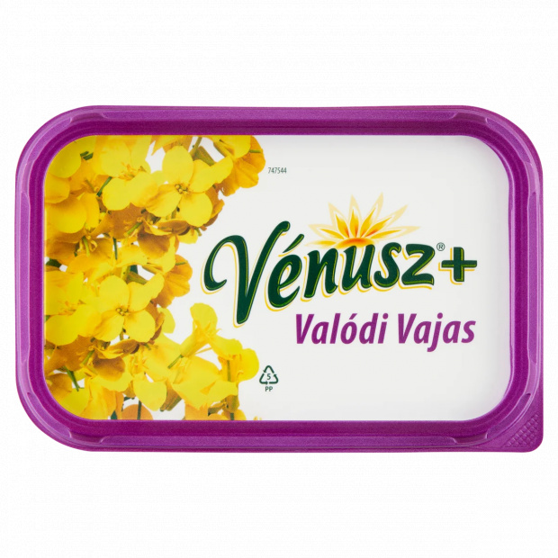Vénusz+ Valódi Vajas 60% zsírtartalmú margarin 450 g