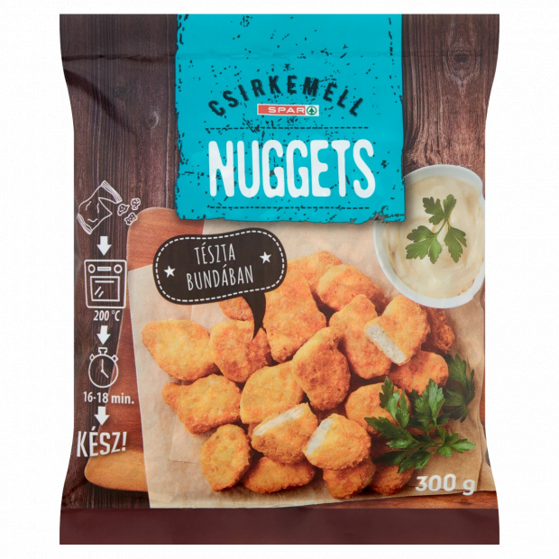 SPAR gyorsfagyasztott csirkemell nuggets tészta bundában 300 g