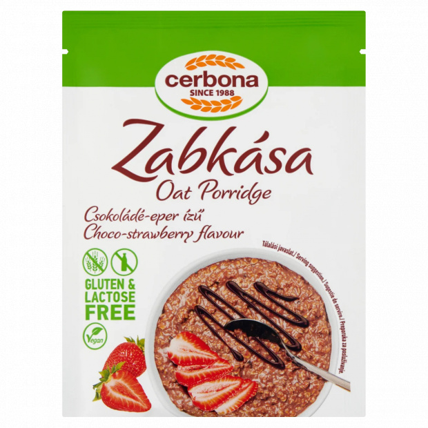 Cerbona csokoládé-eper ízű zabkása 50 g