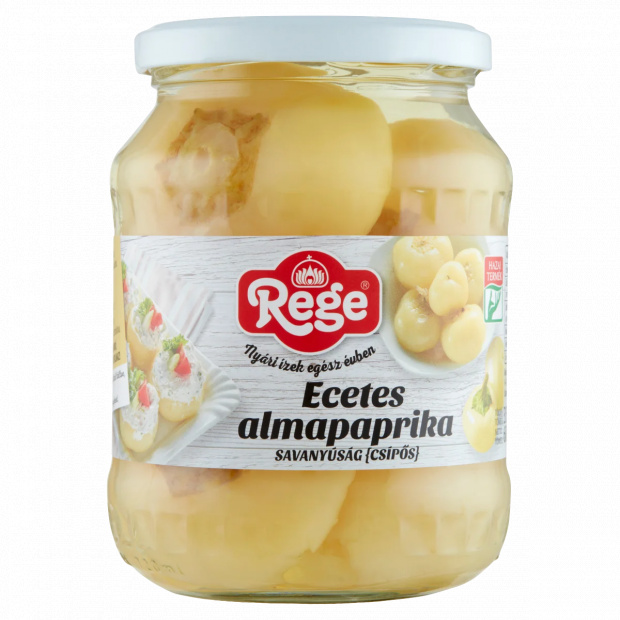 Rege csípős ecetes almapaprika savanyúság 680 g