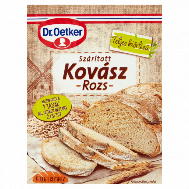 Dr. Oetker szárított teljes kiőrlésű rozskovász 15 g