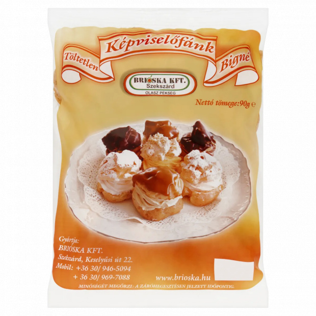 Brióska töltetlen képviselőfánk 90 g
