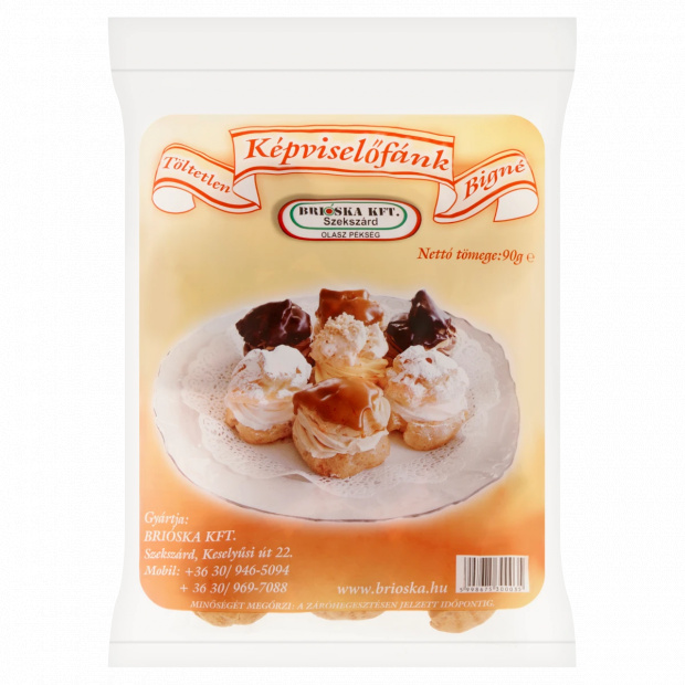 Brióska töltetlen képviselőfánk 90 g Brióska töltetlen képviselőfánk 90 g