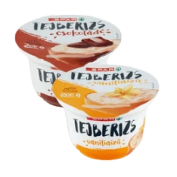 SPAR TEJBERIZS CSOK-VANÍL200G
