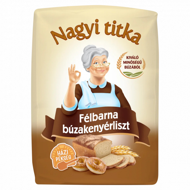 Nagyi titka félbarna búzakenyérliszt 1 kg