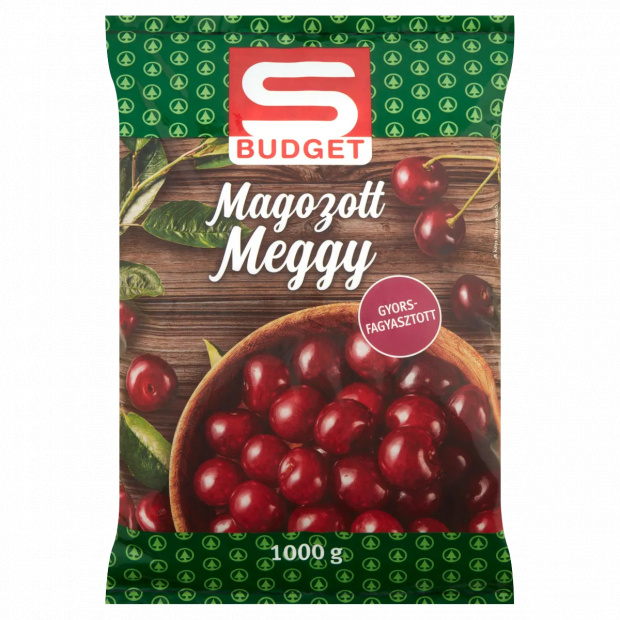 S-Budget gyorsfagyasztott magozott meggy 1000 g