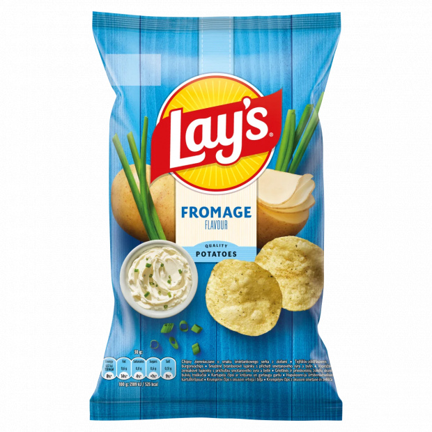 Lay\'s tejfölös-zöldfűszeres ízű burgonyachips 60 g