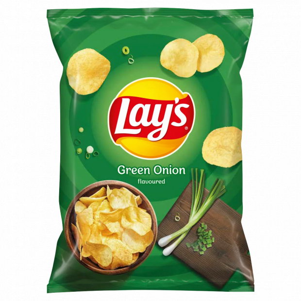 Lay\'s újhagymás ízű burgonyachips 60 g