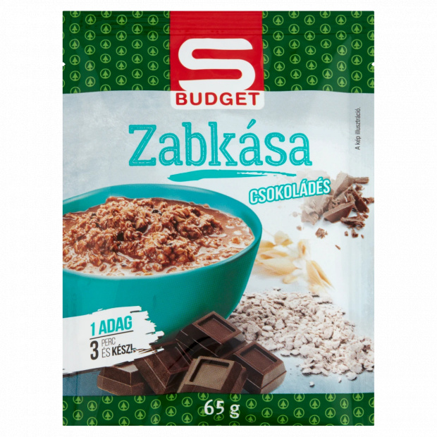 S-Budget csokoládés zabkása 65 g