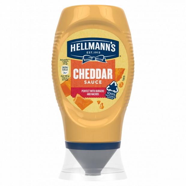 Hellmann\'s Cheddar sajtos szósz 250 g Hellmann\'s Cheddar sajtos szósz 250 g