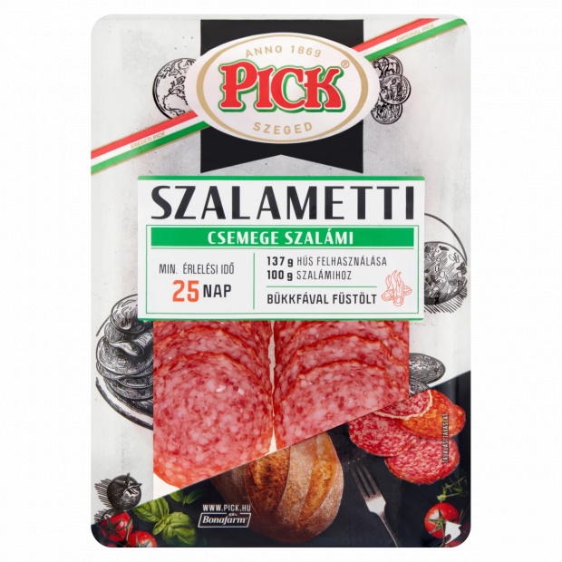 PICK Szalametti szeletelt csemege szalámi 70 g