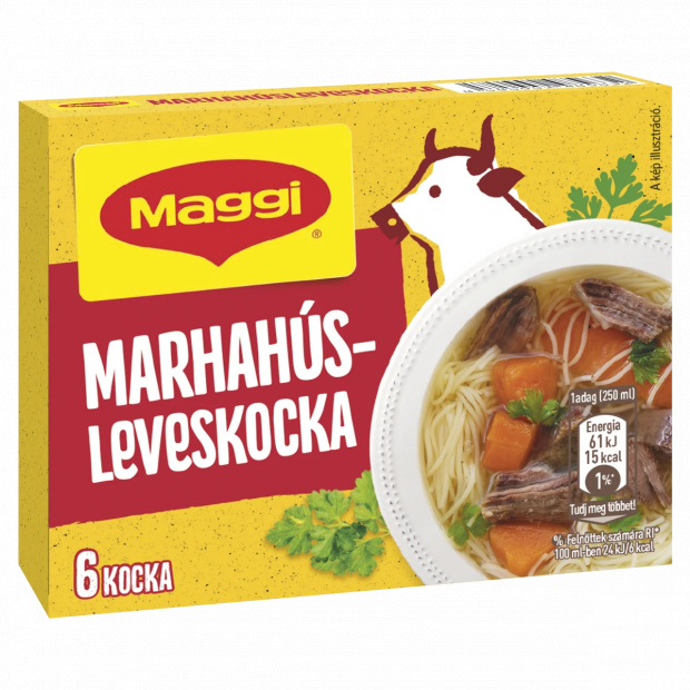 Maggi Marhahúsleves-kocka 60 g Maggi Marhahúsleves-kocka 60 g