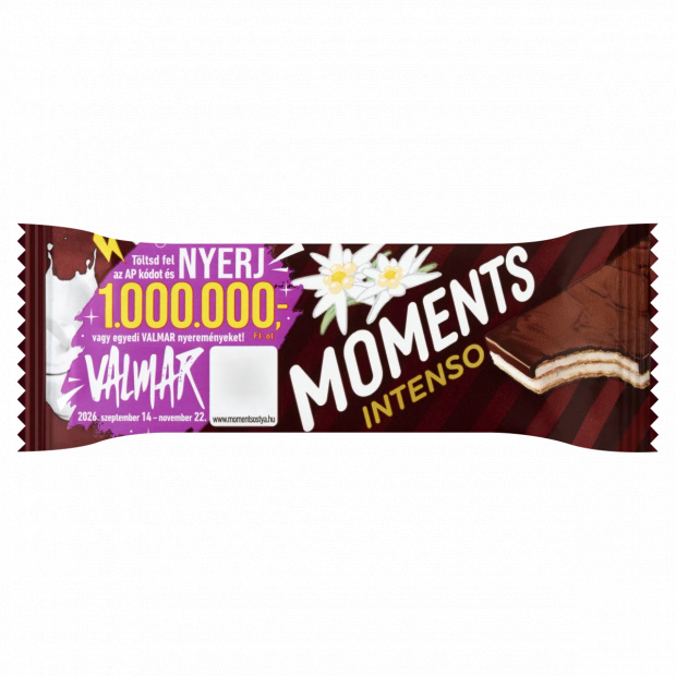Moments Intenso tejes krémmel töltött ostyaszelet kakaós bevonómasszában 40 g